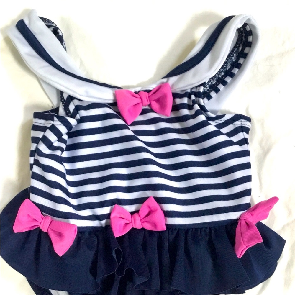 Girls 3/6 month sailor bathing suit